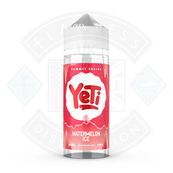 Yeti Summit Series - Watermelon Ice 0mg  100ml Shortfill