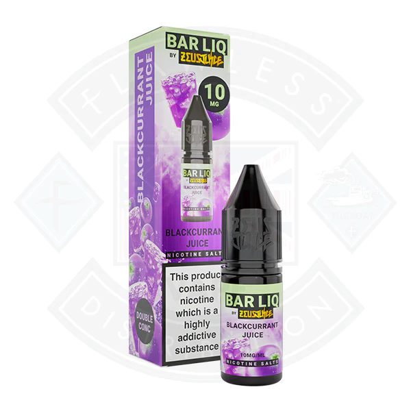 Zeus Juice Barliq Salt Blackcurrant Juice 10ml - Image 2