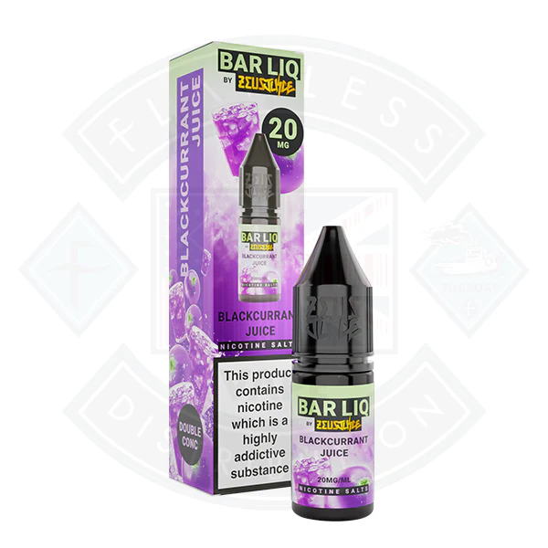 Zeus Juice Barliq Salt Blackcurrant Juice 10ml - Image 3