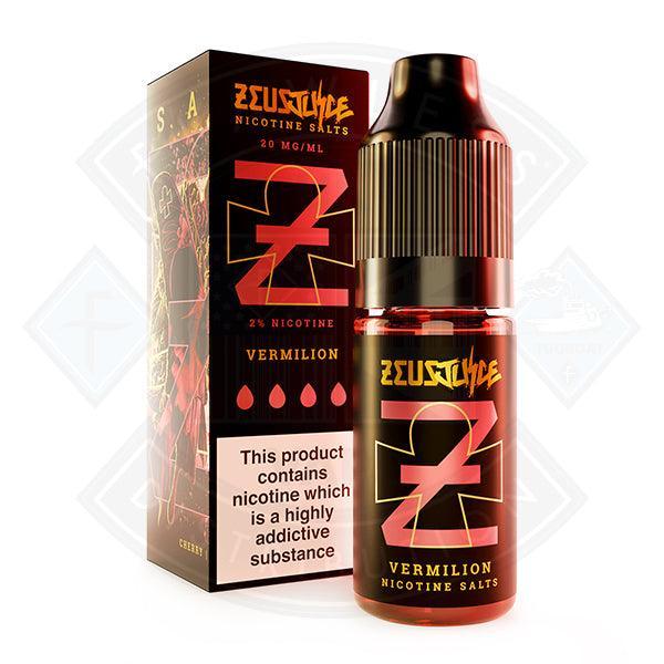Zeus Juice - Nic Salt Vermilion 10ml E Liquid
